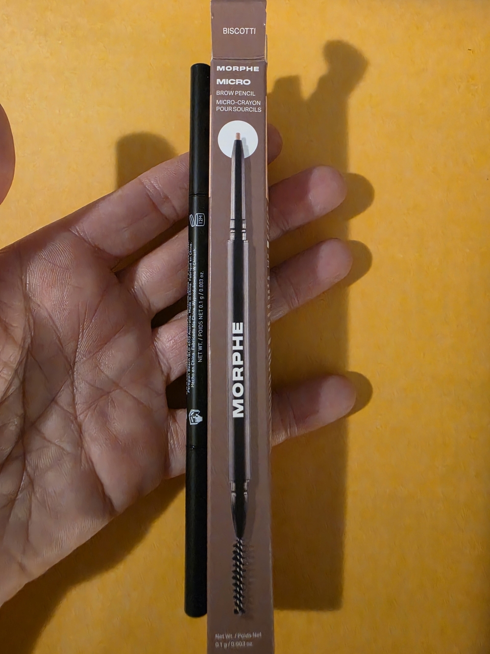 Morphe Micro Brow Pencil in Biscotti and Black Duo